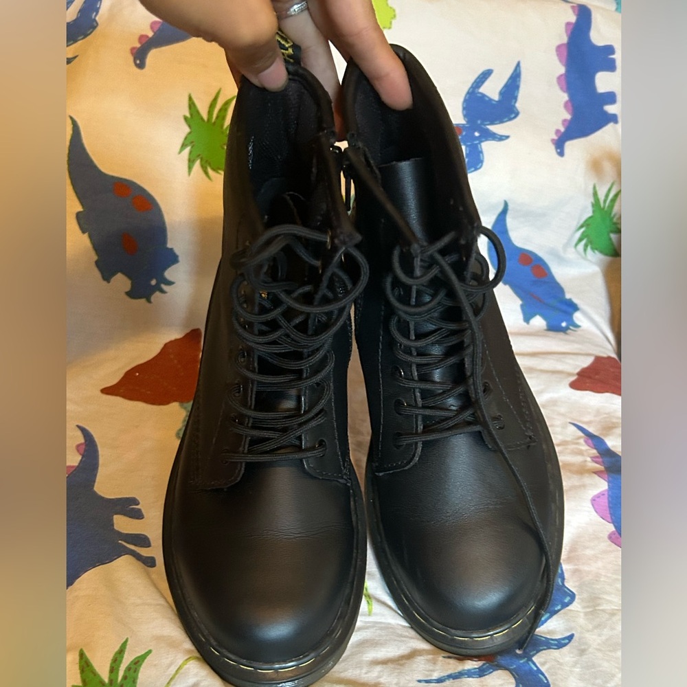 Dr martens black lace up boots